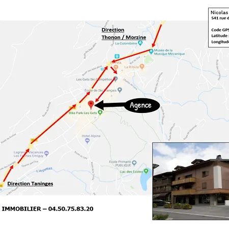 Renove Aux Pieds Des Pistes Des Chavannes, Coeur De Station, Balcon, 4 Couchages - Fr-1-623-260 Les Gets
